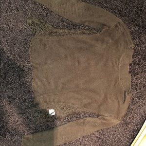 Olive green sweater